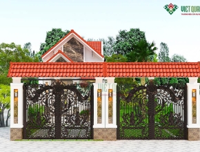 Mẫu thiết kế nhà cấp 4 mái thái 5x30m tại Bình Dương 