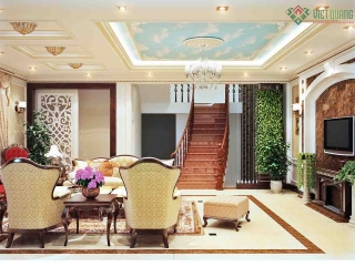 Chọn mẫu đá ốp cầu thang đẹp cho nhà phố phù hợp tài chính của chủ đầu tư 