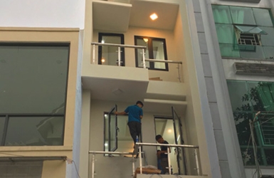 Xây dựng nhà phố 3 tầng chị Vân Quận Tân Bình Tp HCM 