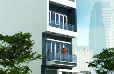 Xây dựng nhà phố 4 tầng nhà anh Tiến Q Tân Bình
