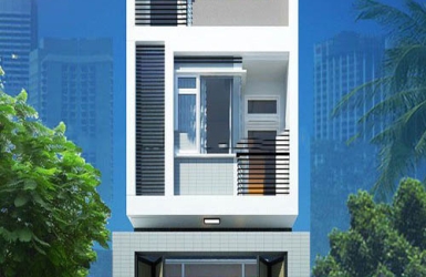 Xây nhà trọn gói 3 tầng đẹp ở quận Bình Tân – Nhà Anh Minh