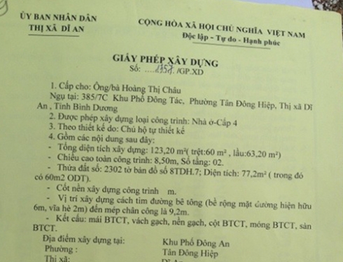 Sửa nhà có cần phải xin giấy phép sửa chữa nhà không? 